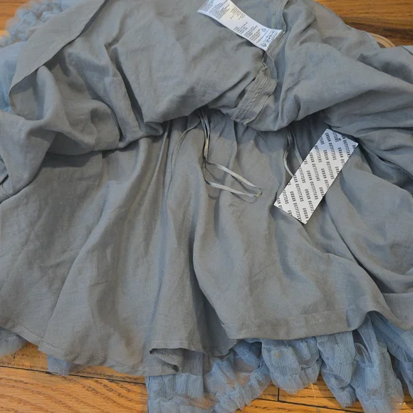 Urban Outfitters Blue Ruffled Mini Skirt - Picture 5 of 5